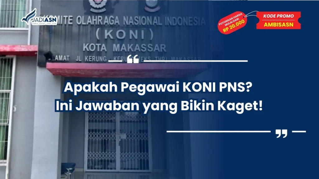 Apakah Pegawai KONI PNS
