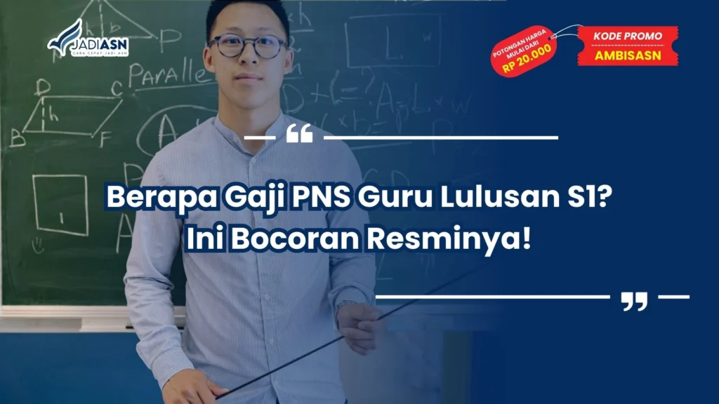 berapa gaji pns guru lulusan s1