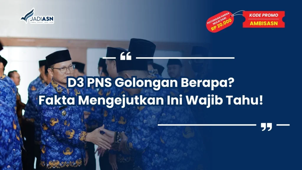 d3 pns golongan berapa