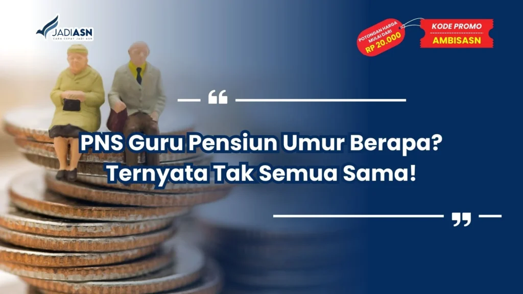 pns guru pensiun umur berapa