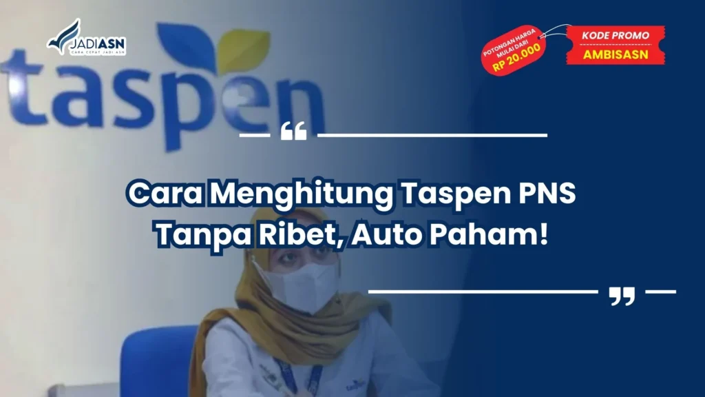 cara menghitung taspen pns