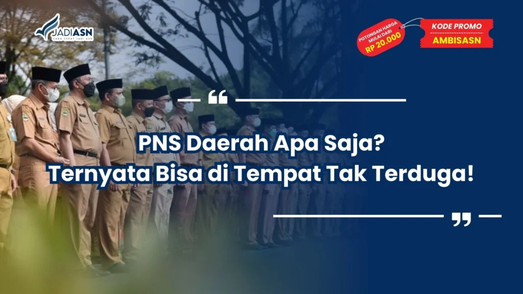 pns daerah apa saja