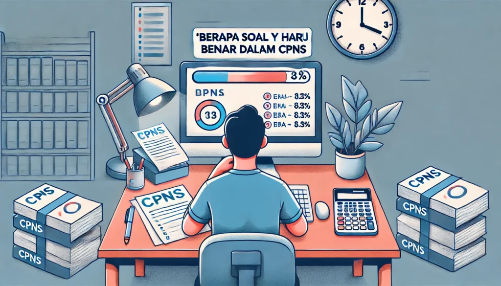 Berapa soal yang harus benar dalam cpns