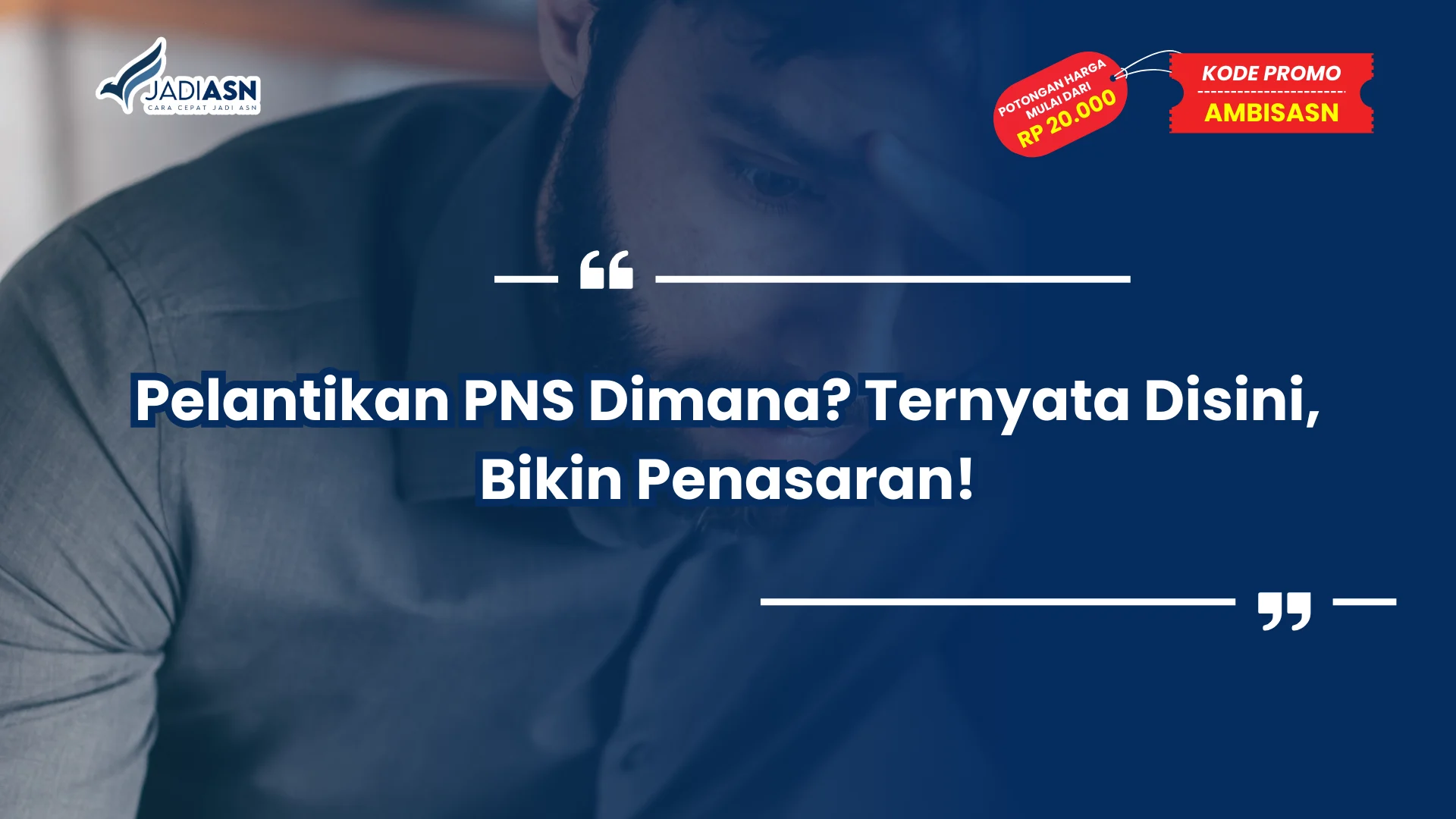 Pelantikan PNS Dimana? Ternyata Disini, Bikin Penasaran!
