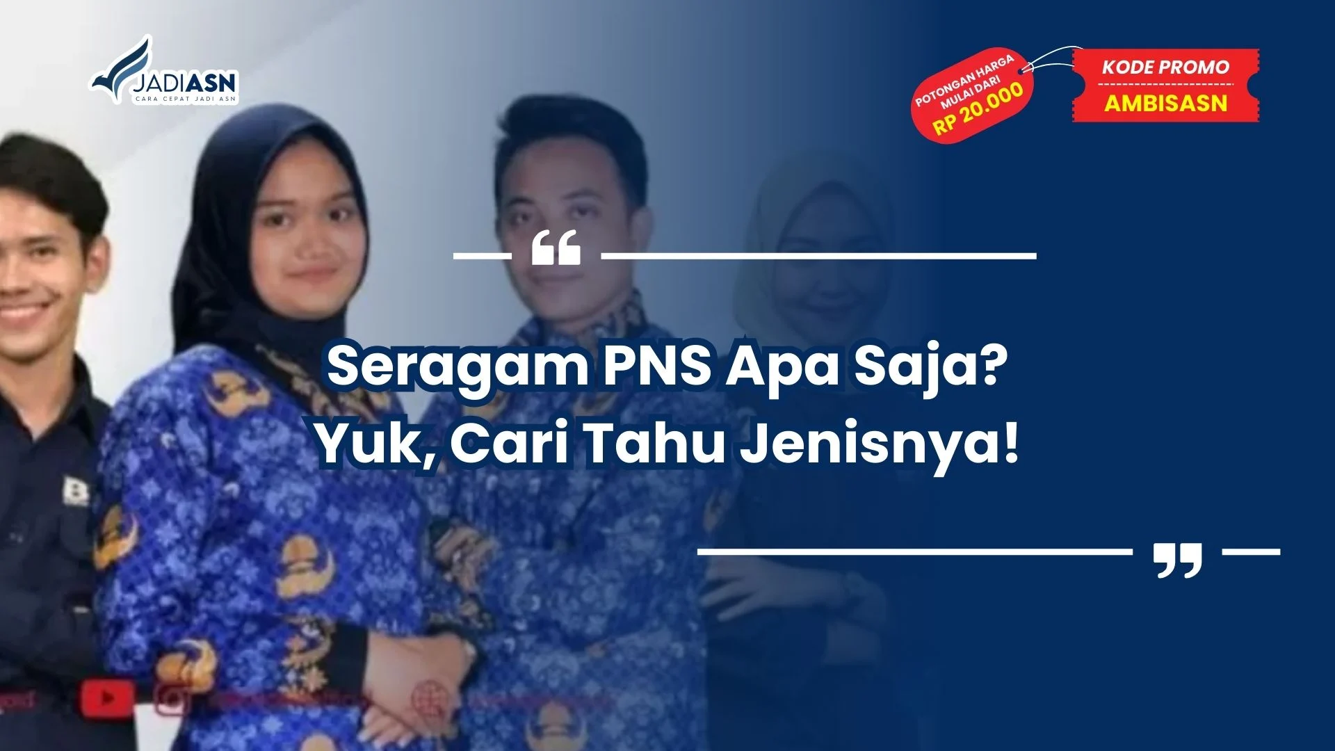 seragam pns apa saja
