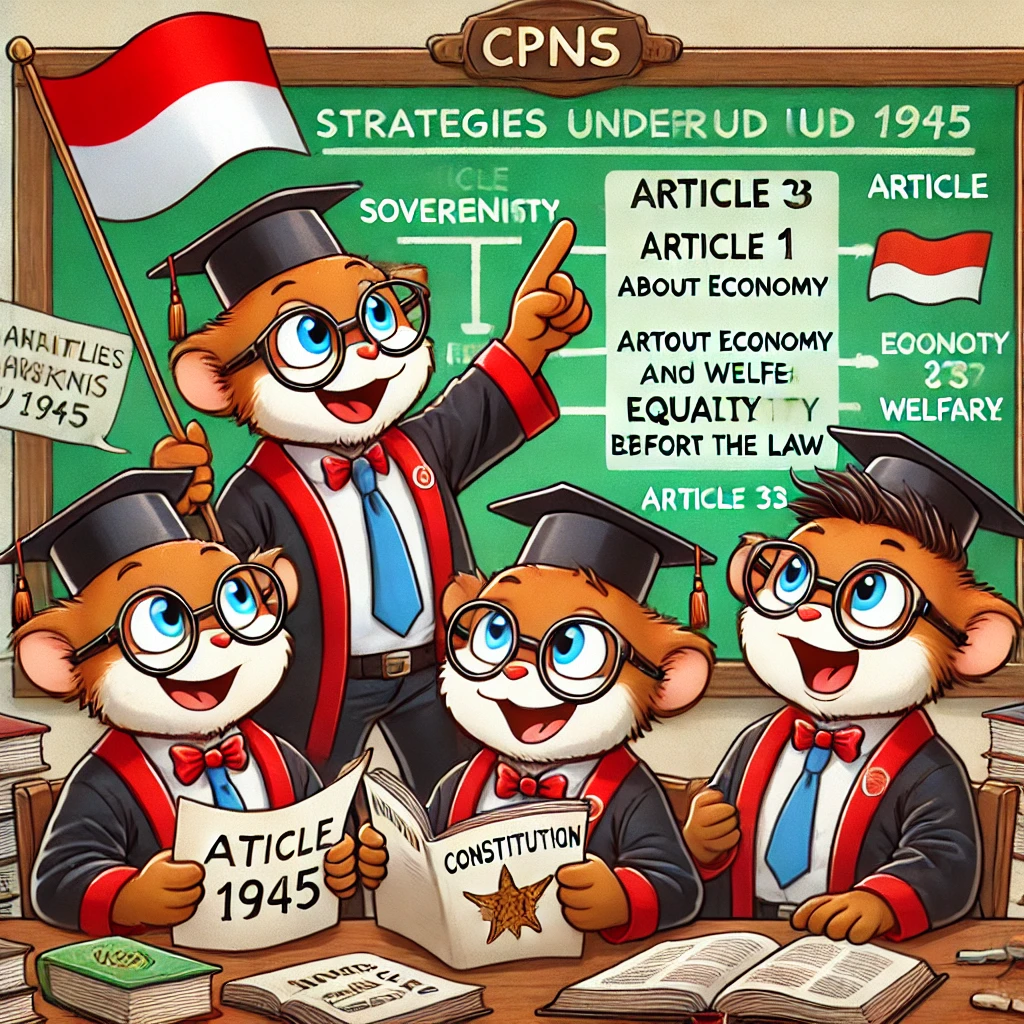 Pasal-Pasal UUD 1945 yang Sering Keluar di Soal CPNS