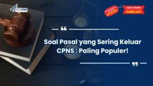 Soal Pasal yang Sering Keluar CPNS