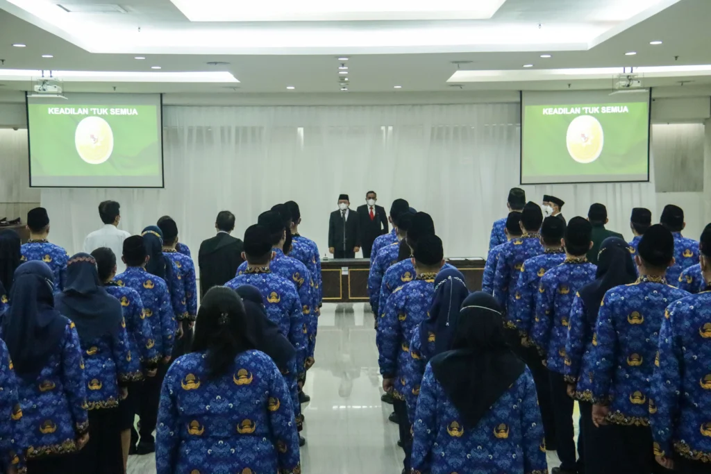 Pelantikan PNS Mahkamah Agung