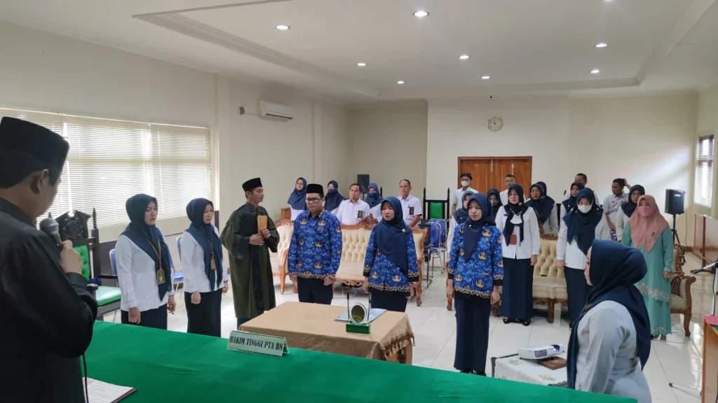 Pelantikan PNS Mahkamah Agung