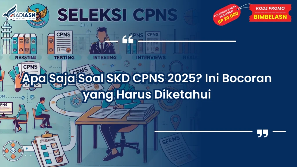 Apa saja soal skd cpns 2025