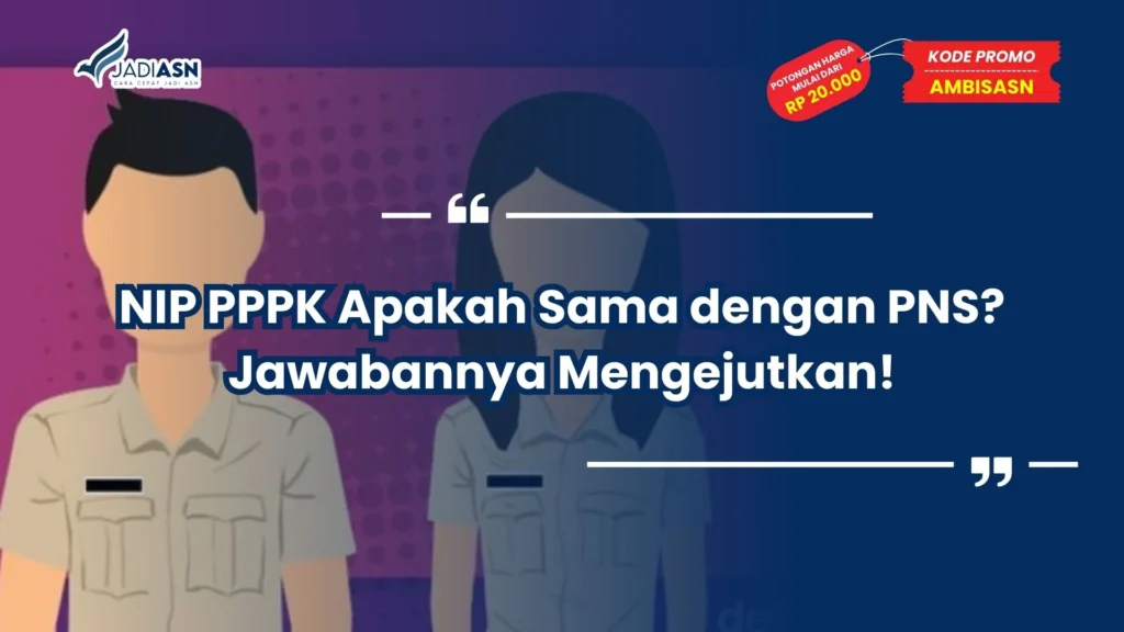 nip pppk apakah sama dengan pns