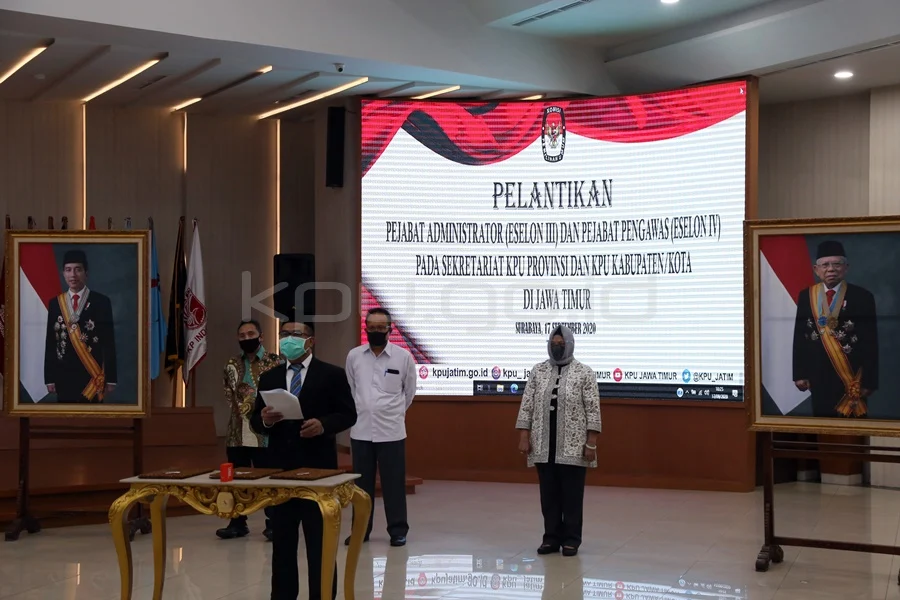 Pelantikan PNS KPU
