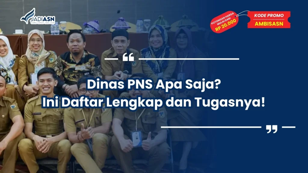 dinas pns apa saja