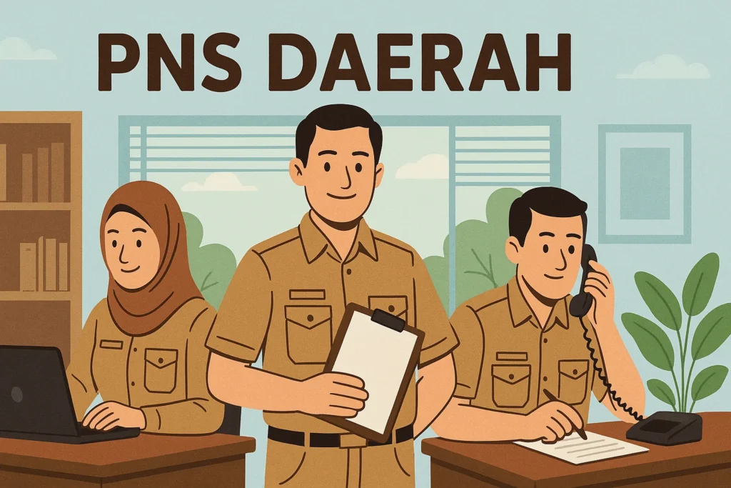 pns daerah apa saja