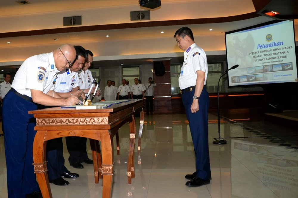Pelantikan PNS Kemenhub