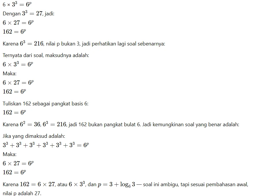 Soal Matematika yang Sering Keluar Pada Tes CPNS