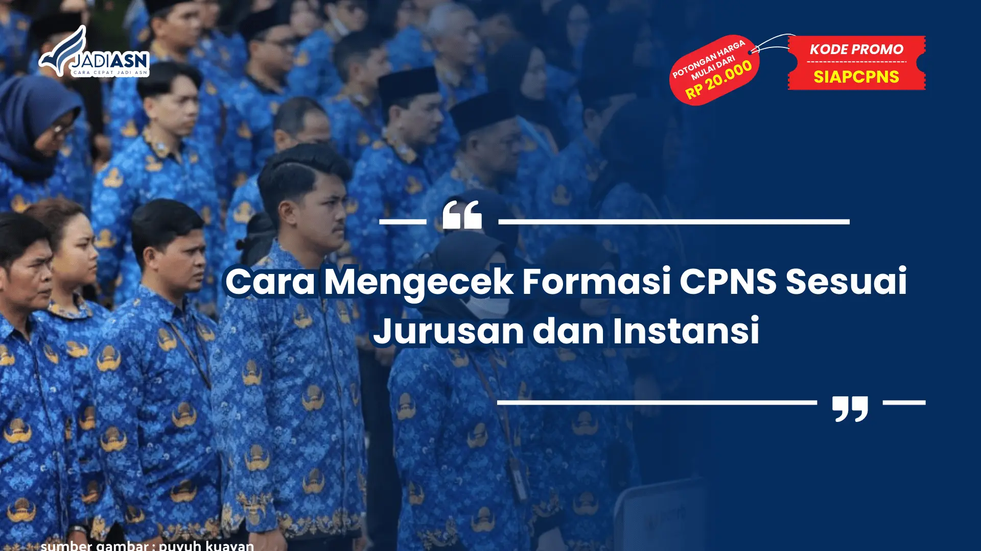 Cara Mengecek Formasi CPNS