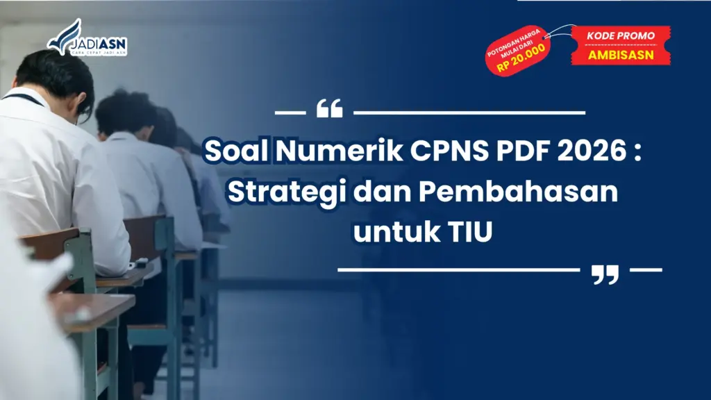 Soal Numerik CPNS PDF 2026