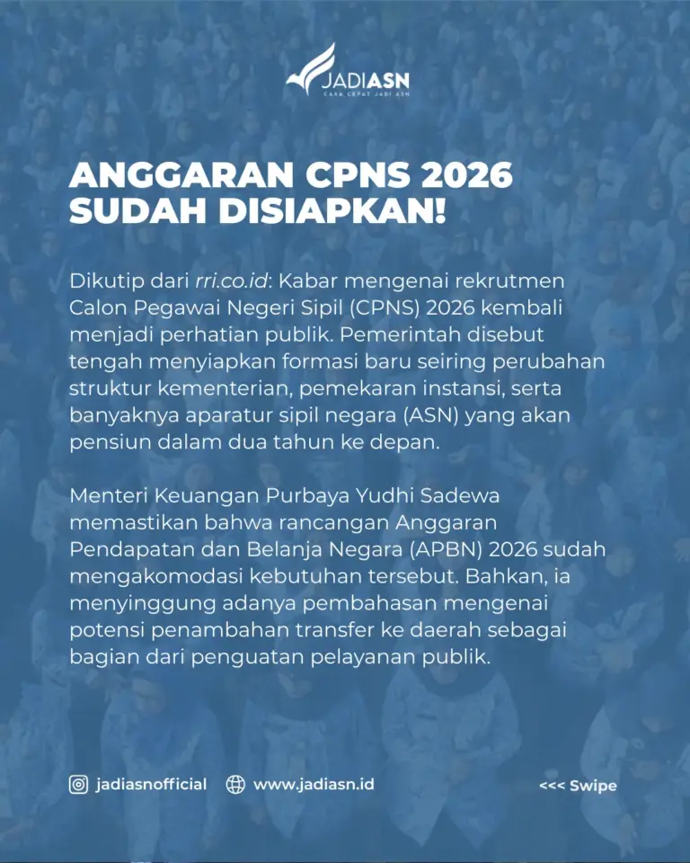 anggaran rekrutmen cpns 2026