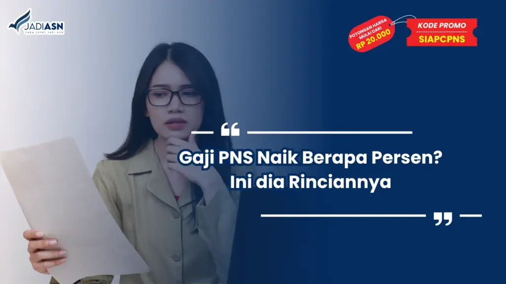 Gaji PNS Naik Berapa Persen