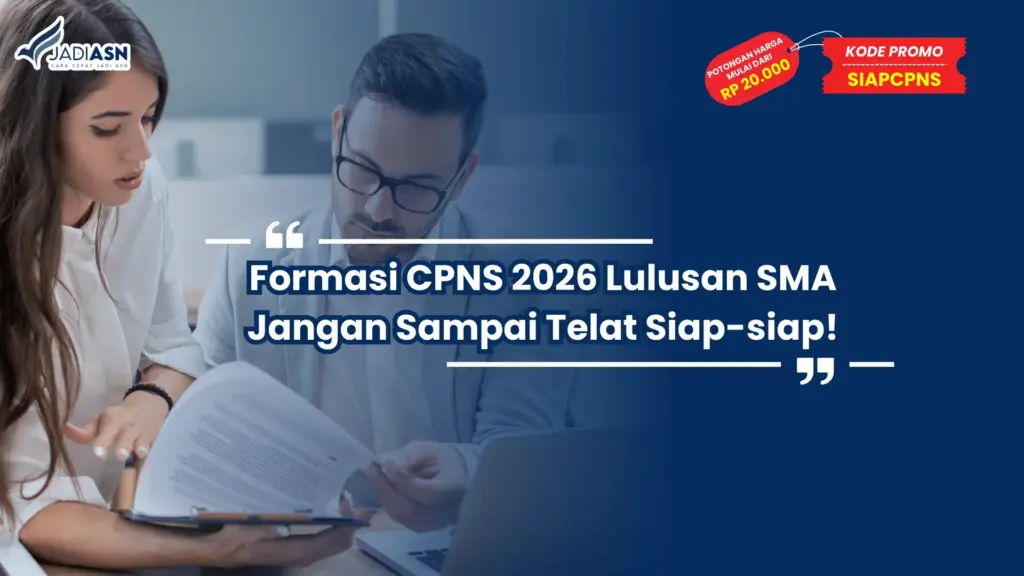 Formasi CPNS 2026 Lulusan SMA