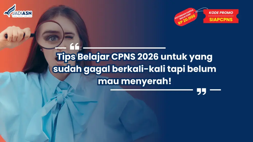 Tips Belajar CPNS 2026