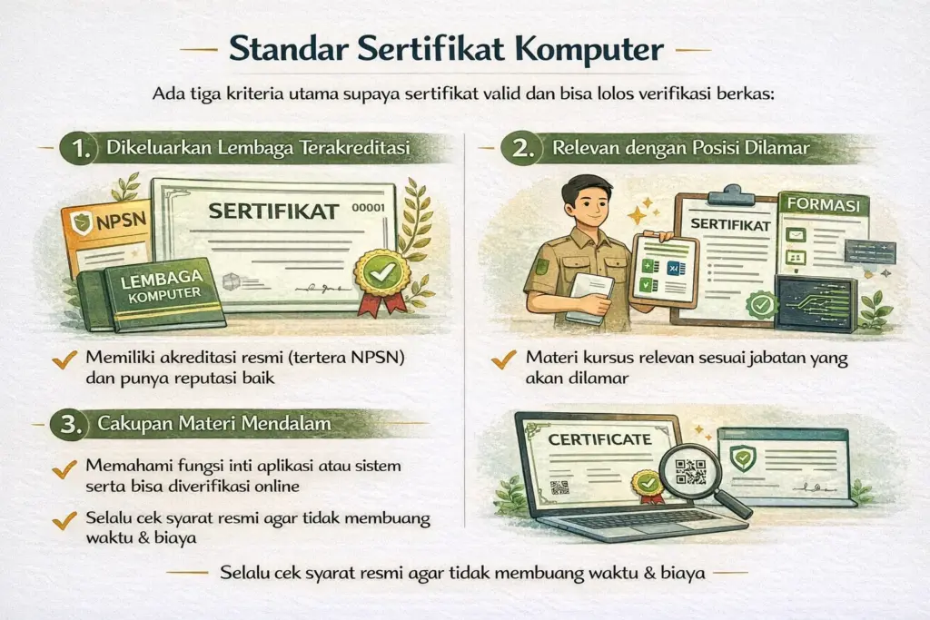 Standar Sertifikat Komputer