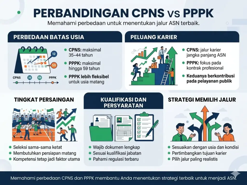Perbandingan CPNS dan PPPK