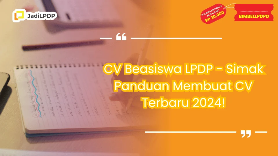 CV Beasiswa LPDP