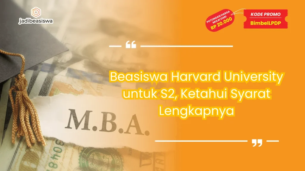 Beasiswa Harvard University untuk S2