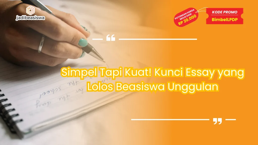 essay yang lolos beasiswa unggulan