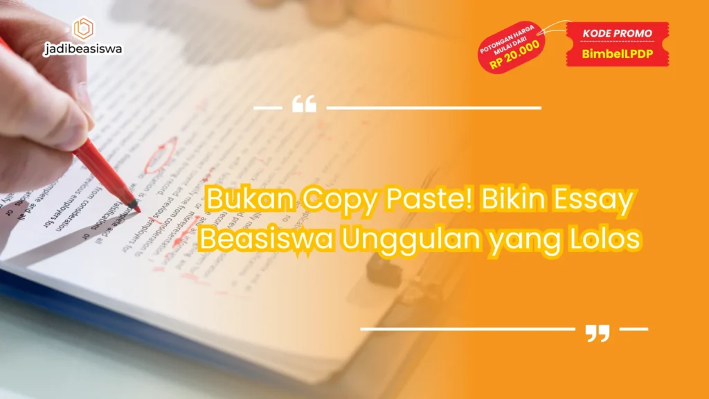 essay beasiswa unggulan yang lolos