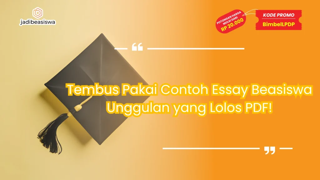 contoh essay beasiswa unggulan yang lolos pdf