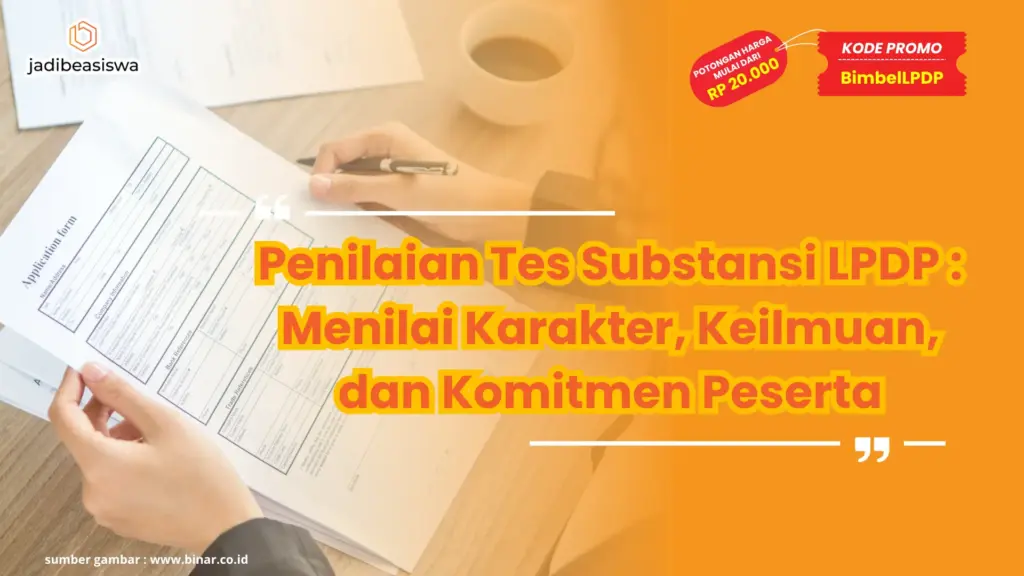 Penilaian Tes Substansi LPDP