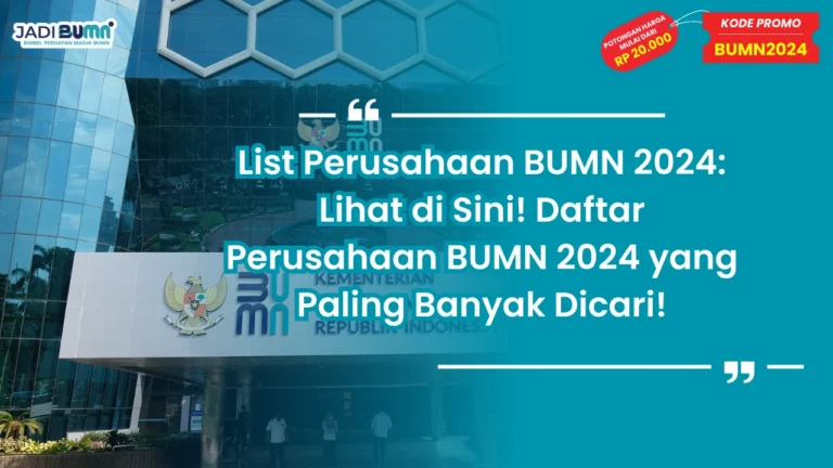 List Perusahaan BUMN 2024