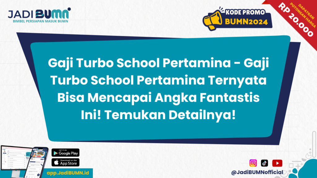 Gaji Turbo School Pertamina - Gaji Turbo School Pertamina Ternyata Bisa Mencapai Angka Fantastis Ini! Temukan Detailnya!