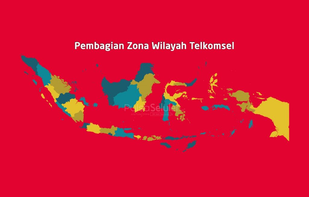 Persebaran Wilayah Telkomsel di Indonesia