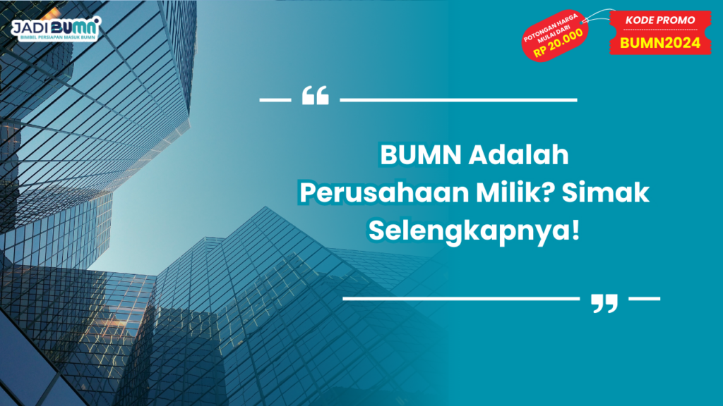 BUMN Adalah Perusahaan Milik?