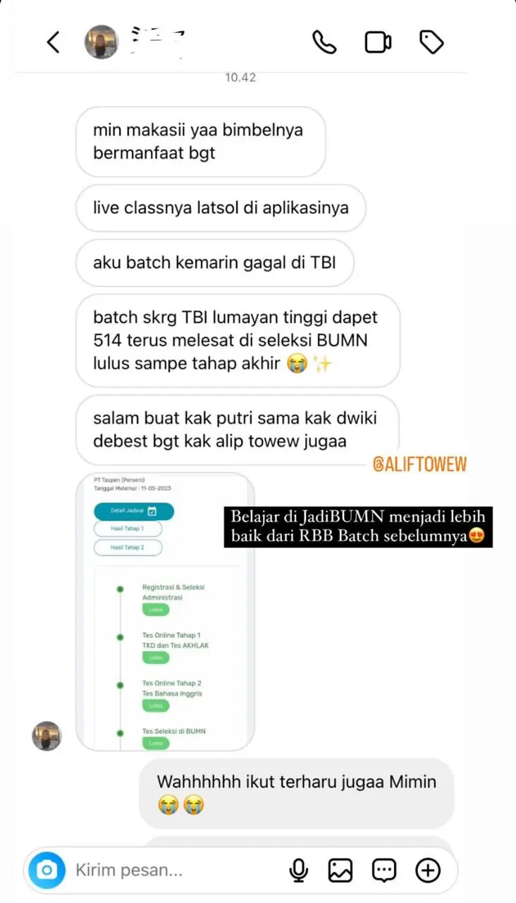 bimbel bumn 2025
