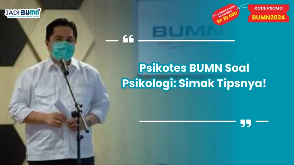Psikotes BUMN Soal Psikologi