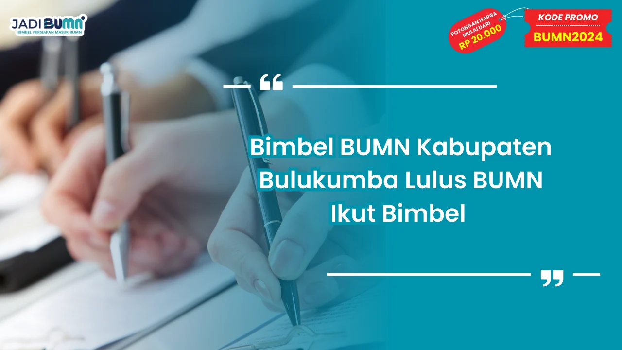Bimbel BUMN Kabupaten Bulukumba