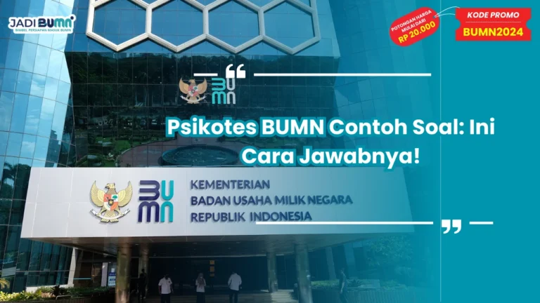 Psikotes BUMN Contoh Soal