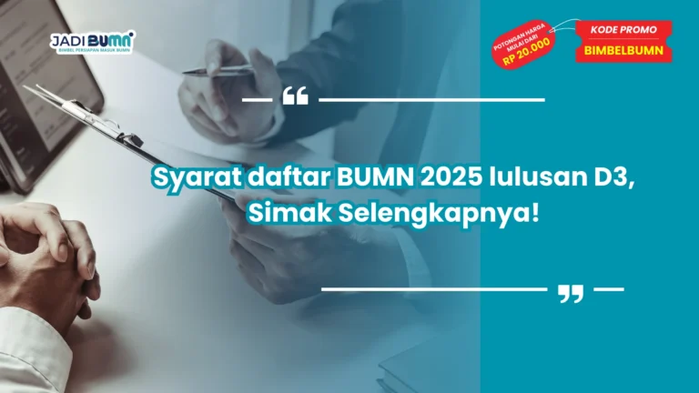 Syarat daftar BUMN 2025