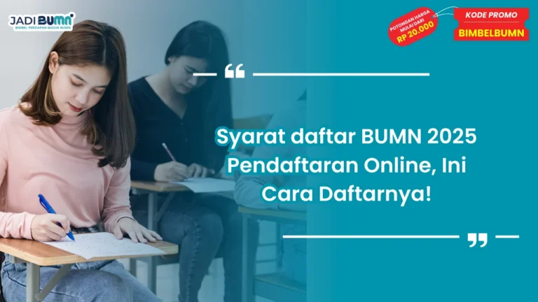 Syarat daftar BUMN 2025 Pendaftaran Online