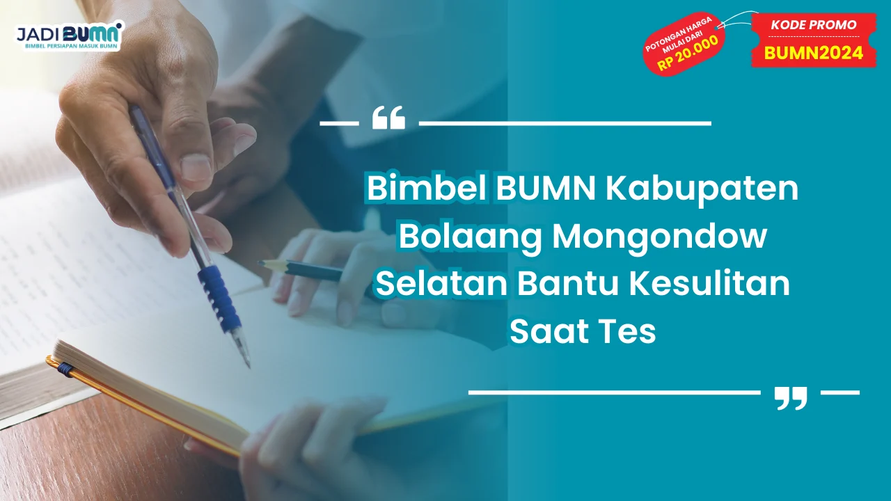 Bimbel BUMN Kabupaten Bolaang Mongondow Selatan