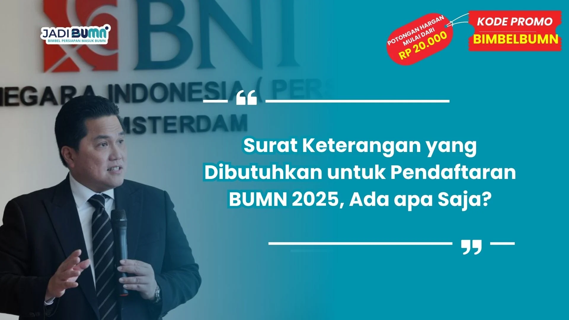 Surat Keterangan yang Dibutuhkan untuk Pendaftaran BUMN 2025