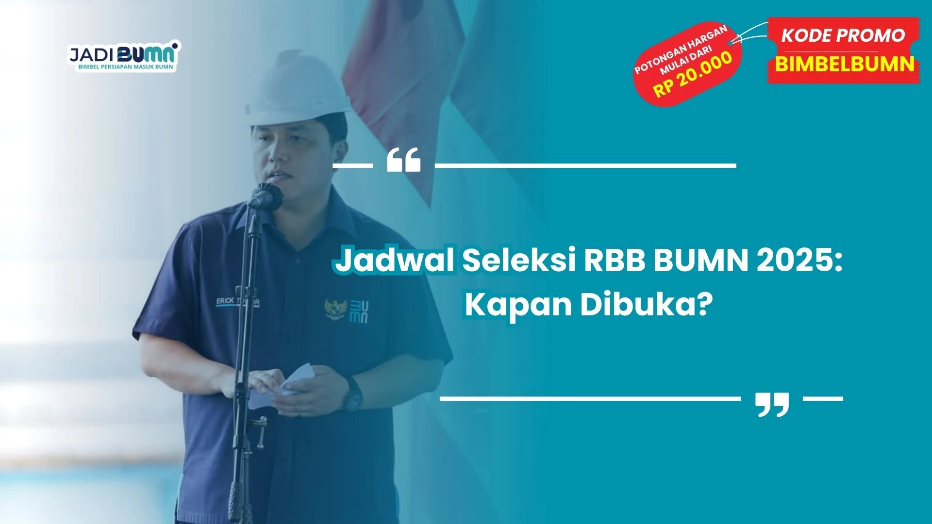 Jadwal seleksi RBB BUMN 2025