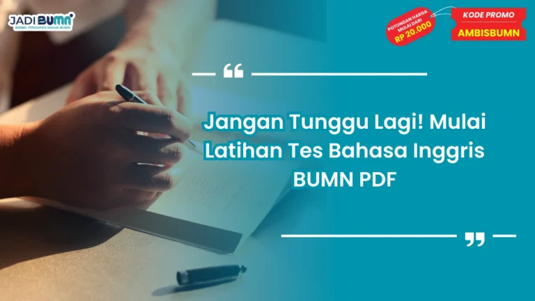 Latihan Tes Bahasa Inggris BUMN PDF