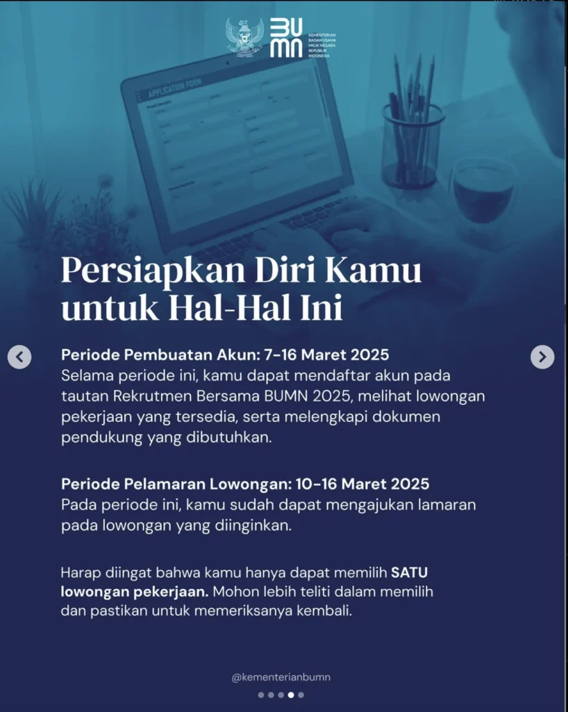 Rekrutmen Bersama BUMN Registrasi