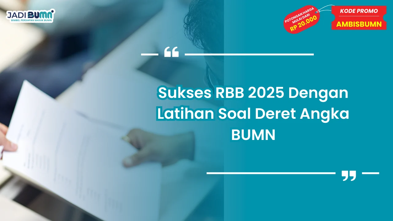 Latihan Soal Deret Angka BUMN